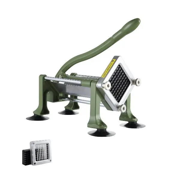 VEVOR French Fry Cutter Stainless Alloy Steel Potato Vegetable Slicer 3/8 Blade, Green, SYWSQSTJYJ38V1BGLV0