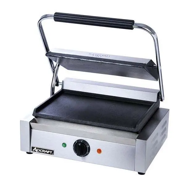 Adcraft Panini Grill - Flat, SG-811E/F