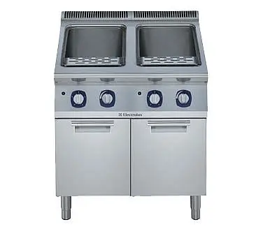Electrolux Thick Professional Pasta Cooker, gas, Pair 10.5 gallon (40 Liter) tanks, 66lb/hour capacity each, automatic sta...