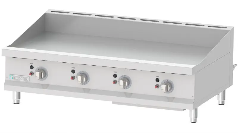 Eurodib T G48T Gas Griddle 4-U Influenced Burners Thermostatic, T G48T