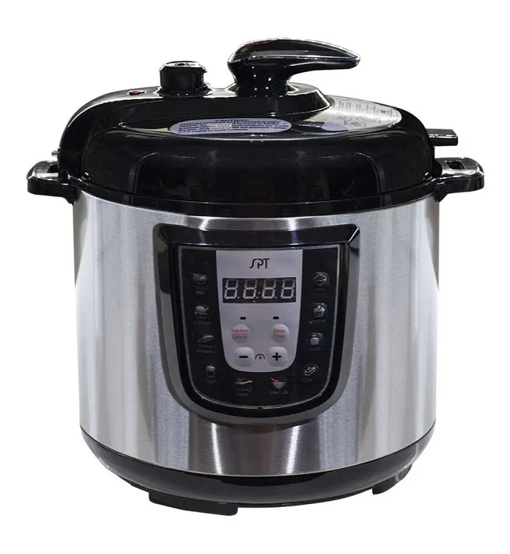 Sunpentown 6 Qt. Electric Stainless High-Carbon Steel Pressure Cooker, EPC-14D