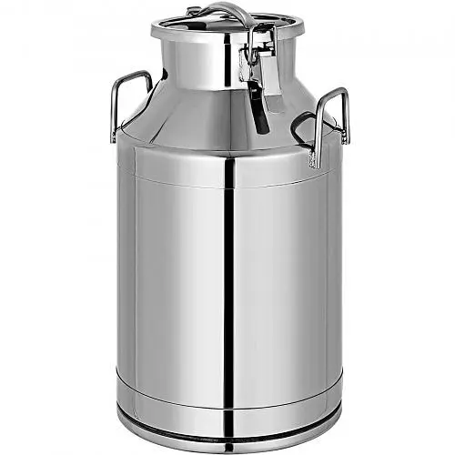 VEVOR 13.25 Gal Stainless Spring Steel Milk Can handle One Piece 50l Milk Dispenser, TT50L000000000001V0