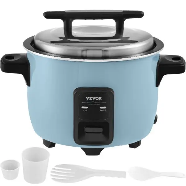 VEVOR Commercial Rice Cooker 50-Cup Non-Stick Pot 10L 24H Keep Warm Restaurant, SYDFBFGS10LFFPYVTV1