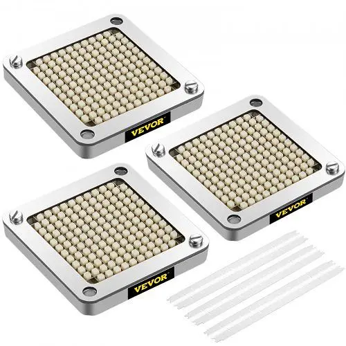 VEVOR French Fry Cutter Chopper Replacement Blade & Push Block 1/4-inch 3 Count, FKTHQC314INCHCUDXV0