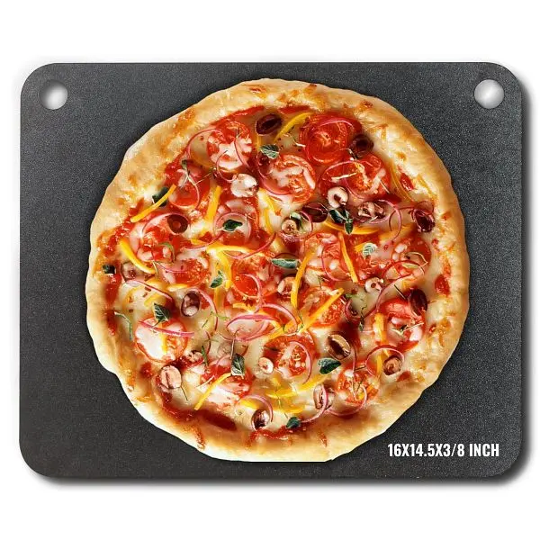 VEVOR Pizza Steel, 16" x 14.5" x 3/8" Pizza Steel Plate Oven, FXPSPSGB1614E7DC4V0