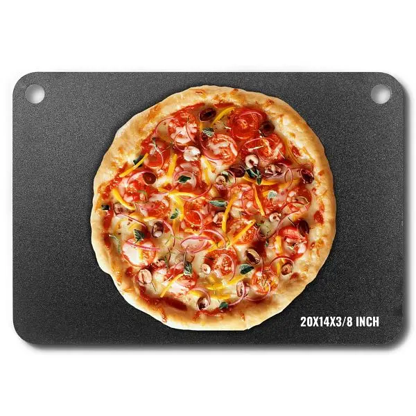 VEVOR Pizza Steel, 20" x 14" x 3/8" Pizza Steel Plate Oven, FXPSPSGB2014V3XP7V0