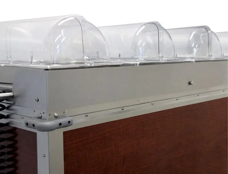 Cadco Genuine MobileServ Accessory Securety Shields 4 Bay & 4 Bay Basic Carts (4-Bay / CBC-HHHH), SS-64