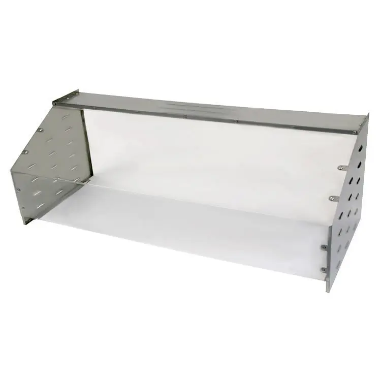 Cadco OSHA-Compliant MobileServ Accessory Sneeze Guard 4-Bay / 8 Pan Carts, SG-4
