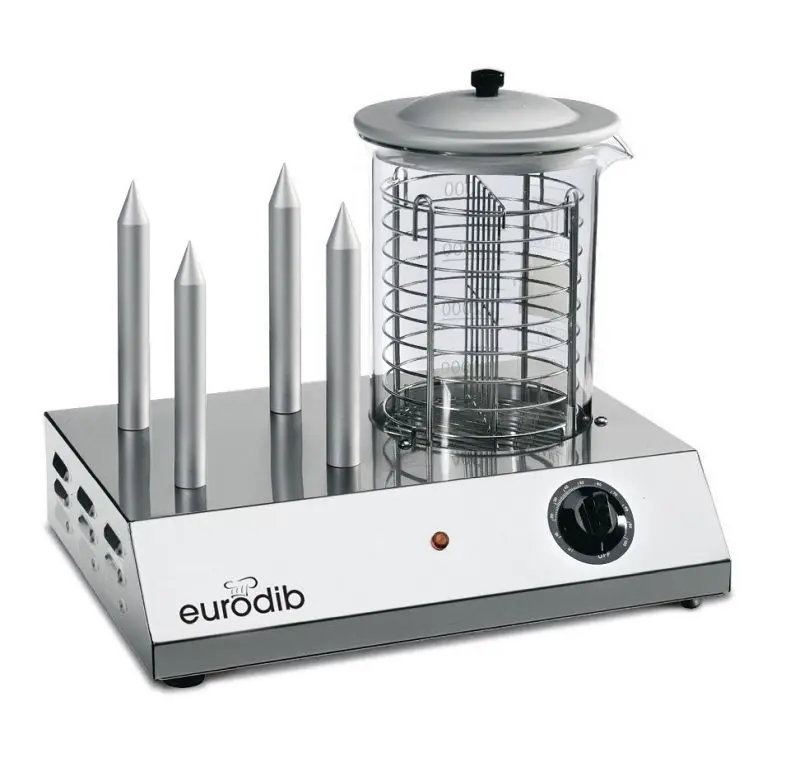 Eurodib Hot Dog Sgrouper and Bun Warmer, HOT DOG