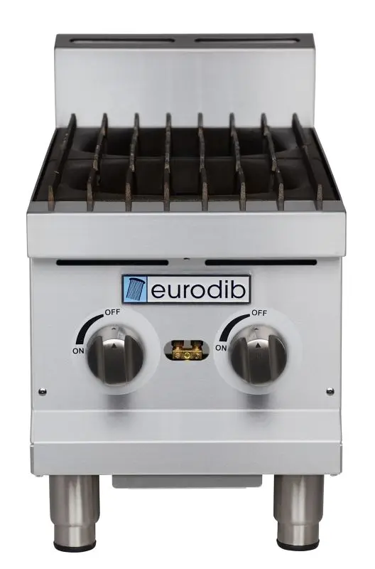 Eurodib Water-Resistant T HP212/424/636 Gas Hot Plate, T HP212