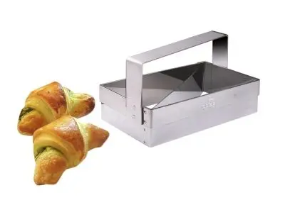 Gobel Fade-Resistant Stainless Steel small croissant cutter, 100 x 65 x 90 mm, 896330