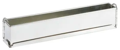 Gobel Precision-Engineered Tin plate springform long loaf pan (mini), Plain, Removable bottom, 500 x 40 x 60 mm, 119440