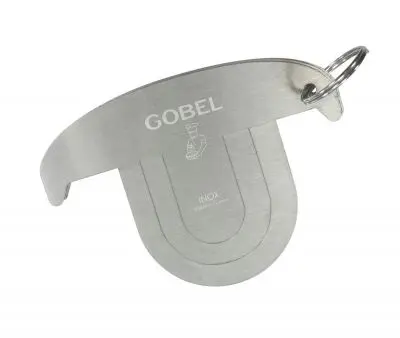 Gobel Set 3 log squeegee Stainless Steel, Quantity: 4 Sets, 817930