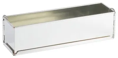Gobel Tin plate springform long loaf pan, Plain, Removable bottom, 350 x 80 x 80 mm, 119720