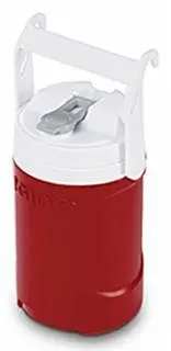 Igloo Latitude Insulated Beverage Bottle, 1/2 Gal, Red, Single piece per pack, 31285
