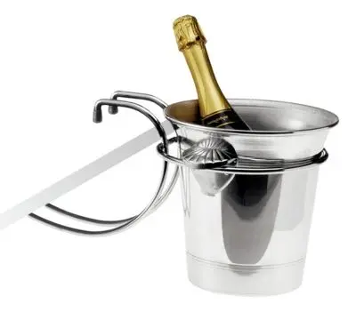 Louis Oversized Tellier Polished Chrome steel wine bucket holder, NC024 Louis Tellier