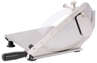 Louis Tellier Bread slicer, Stainless Steel base, Round blade stop, 703SX