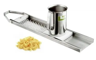 Louis Tellier Wood Stainless Tool Steel professional spätzle sieve, SP01