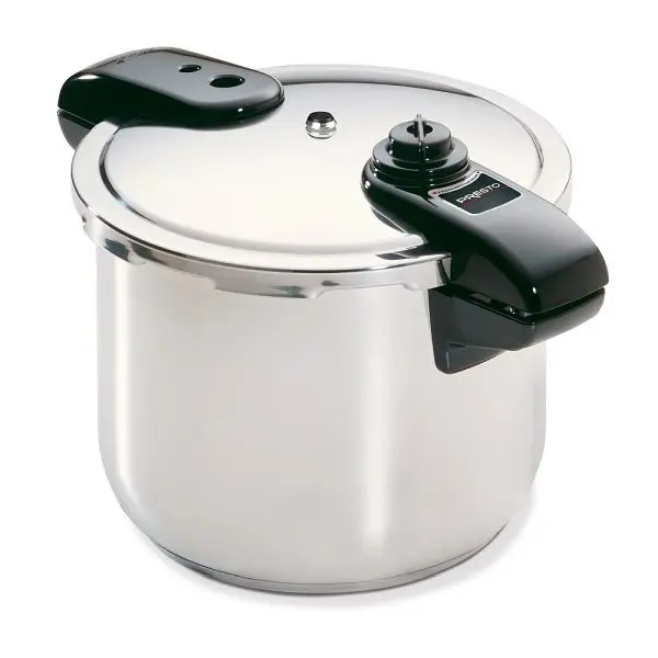 Presto 8-Quart Stainless Steel Pressure Cooker, 01370