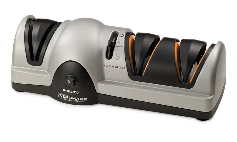 Presto Environmentally-Safe Professional Eversharp Three-Stage Electric Knife Sharpener, 08810