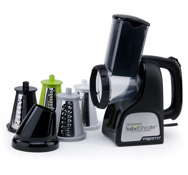 Presto Professional Saladshooter Electric Slicer/Shredder, 02970