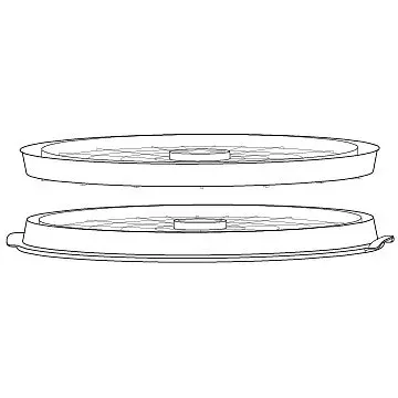 Presto Reinforced Add-On Nesting Dehydrator Trays, Quantity: 2 Pcs, 06315