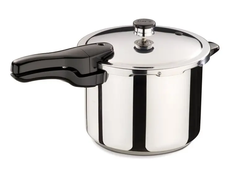 Presto Superior 6-Quart Stainless Carbon Steel Pressure Cooker, 01362