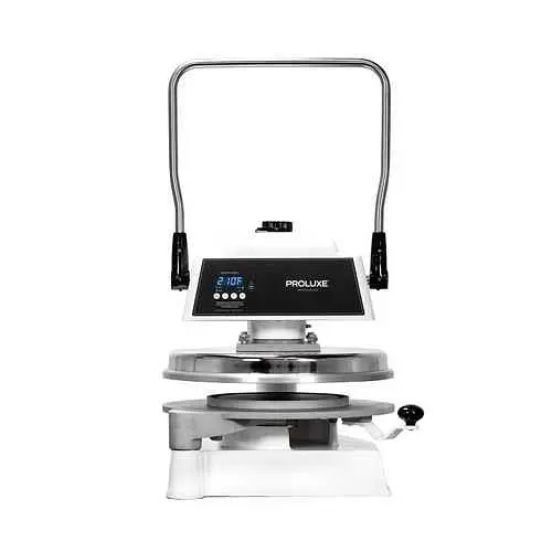 Proluxe Manual Dough Press Embedded 12" Mold, Upper Heated Platen Only, DP1100M