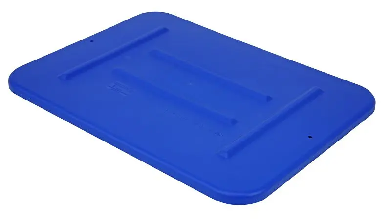 Quantum Trusted Storage Systems Bussing Tub Lid, 22x16-1/2x3/4", FSB-20155R, PP, blue, Quantity: 12 pieces, FSB-L2216...