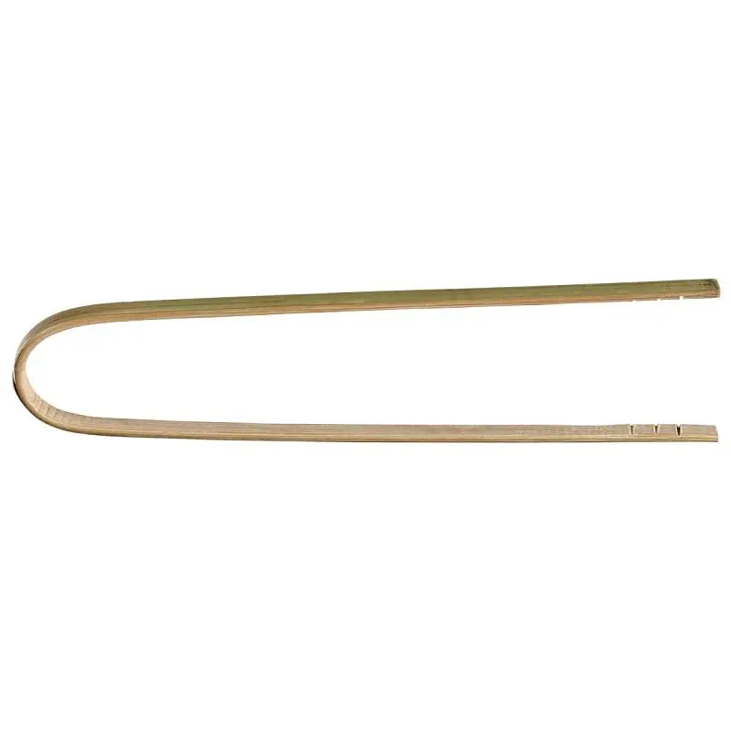 Solia Bamboo 6.3" Tongs, Microwavable, Case 1000 Pieces, VO11302c