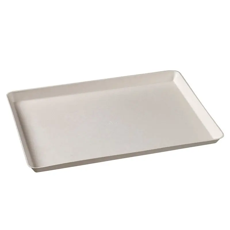 Solia Expert Kanopee Sugarcane Pulp Tray Atlas 1/2, Case 200 Pieces, VF50270c