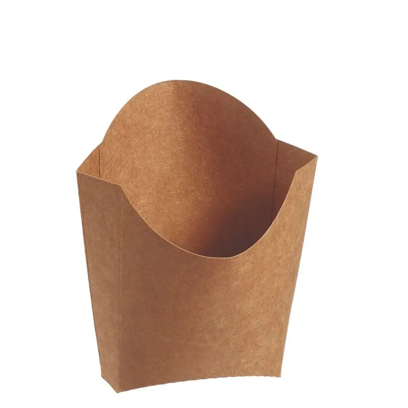 Solia French Fries pocket Kraft 5.1 Inch L x 3.2 Inch W x 5.3 Inch H, Case 1200 Pieces, ES31261c