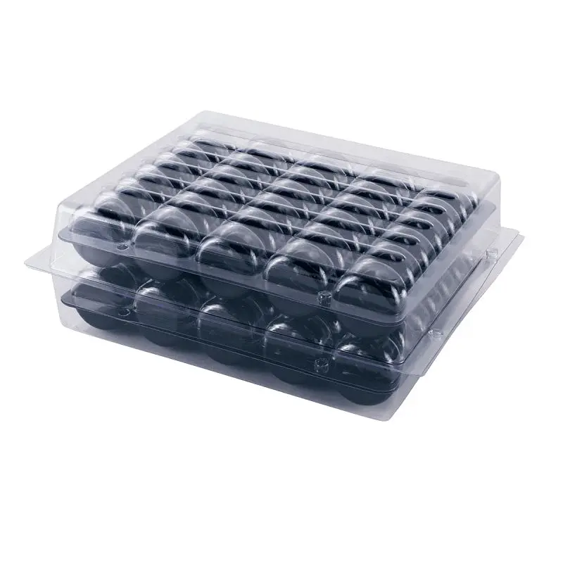 Solia Impact-Resistant Cake Box 70 Macaroons, Case 25 Pieces, PP10011c