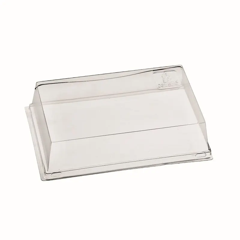 Solia Lid PET Transparent Quartz Bagasse Plate VF45010-VF45011, Case 200 Individual, VF45019c
