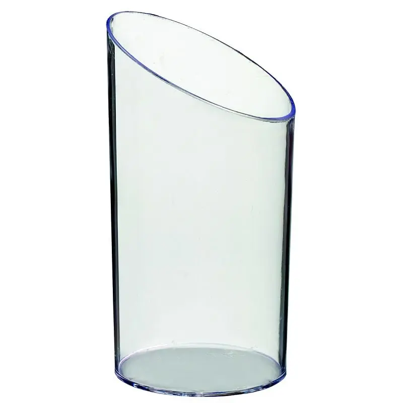 Solia Modular Large Truncated 6.2 oz Tube Transparent, Case 100 Pieces, PS33100c