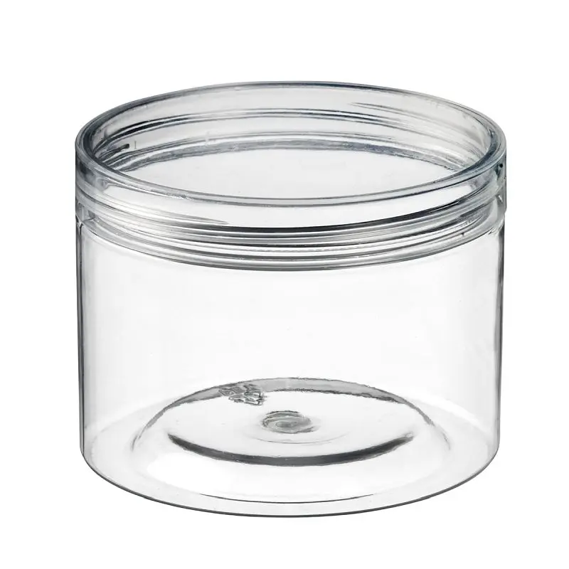Solia Proven Tornillo Jar Transparent 9.3 oz, 275ml PP Thread-Forming Screw Flat Lid, Case 192 Pieces, BU14025c