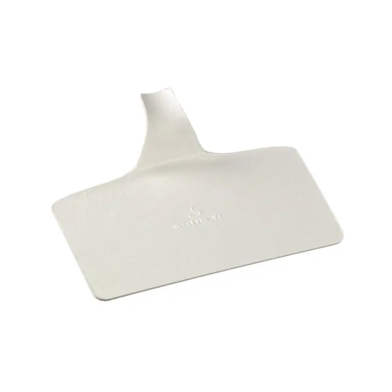 Solia Rectangular 3.9 x 2.2" Palet Dish Sugarcane Pulp White, Case 1000 Pieces, VO53020c