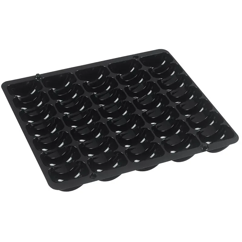 Solia Thermoformed Ebony Frame 35 Macaroons, Case 150 Pieces, PP10023c