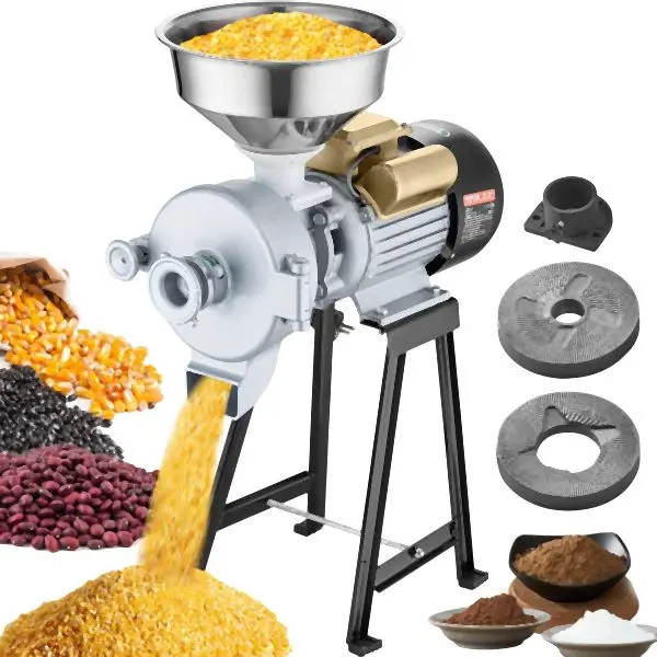 VEVOR 3000W Electric Grain Grinder Corn Wheat Flour Cereal Mill Wet & Dry, DDMPSGWYMJLJOM53QV1