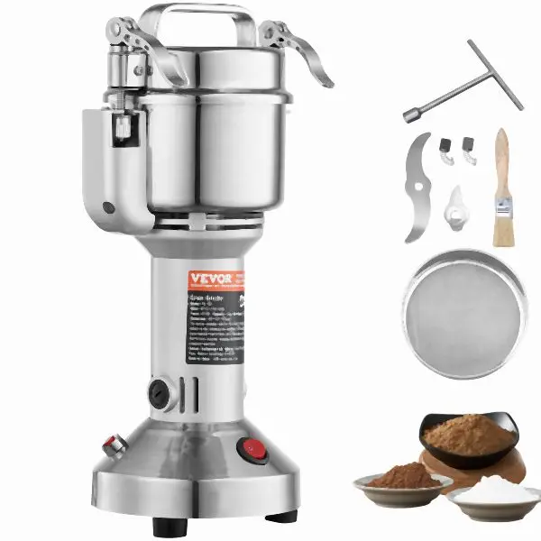 VEVOR 750g Commercial Spice Grinder 2000W, 7.7 Length, DDDPSGWYMJ75AIW6QV1