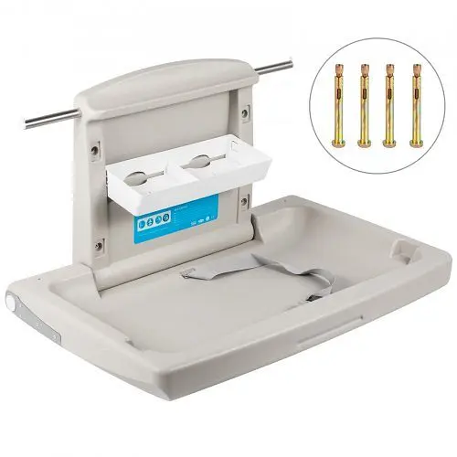 VEVOR Baby Changing Station Commercial Wall Mounted Diaper Changing Table Fold Down, YENBGHZ0000000001V0