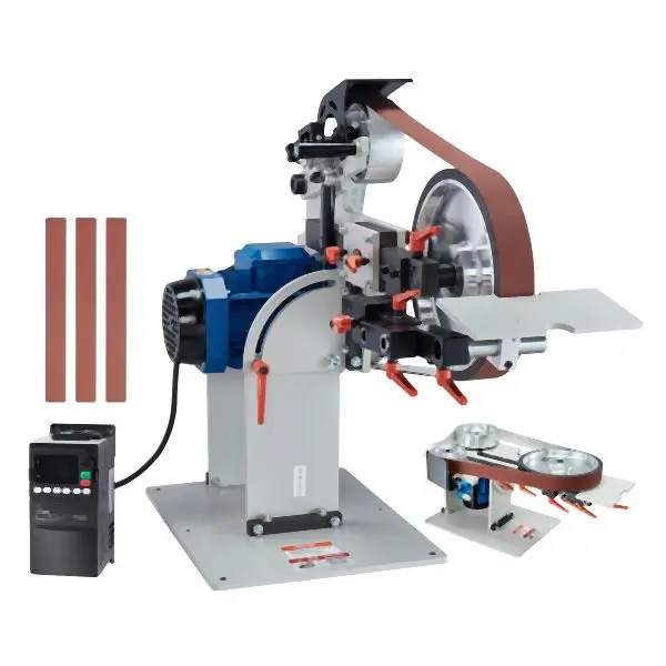 VEVOR Belt Grinder Sander 72 x 2-Inch Belt Polisher VFD 3 Grinding Moulds, SDMC1500W728DDD10V1