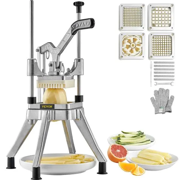 VEVOR Commercial Chopper Commercial Vegetable Chopper 4 Blades Fruits Dicer, GGSSDQTJJBQX4YU0HV0