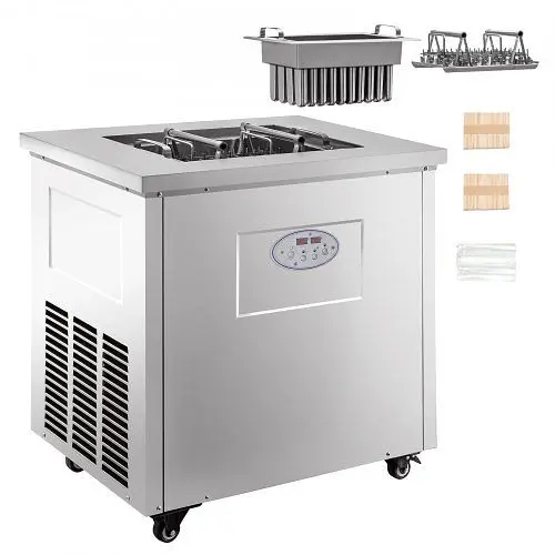 VEVOR Efficient Commercial Popsicle Machine Commercial Ice Popsicle Machine 40 Units Mold Set, BBJDM40PCSM000001V1