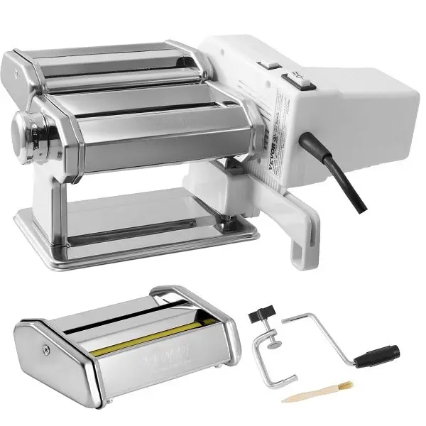 VEVOR Electric Pasta Maker Machine, 9 Adjustable Thickness Settings Noodles Maker, QMJYSSDD15CMRQIIWV1