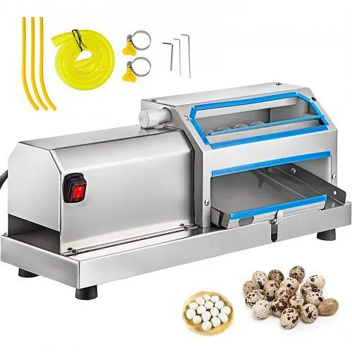 VEVOR Electric Quail Egg Peeler Machine, 60KG/H Commercial Quail Egg Sheller, 25W Semi-Automatic Quail Egg Peeling Machine...
