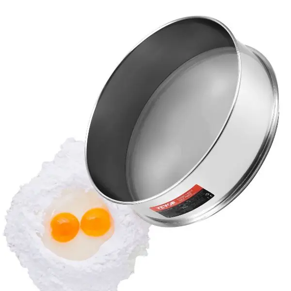 VEVOR Flour Sieve Fine Mesh Stainless Alloy Steel 40 Mesh Flour Sifter Baking Cake, SW40M0000000R7AYUV0