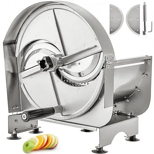 VEVOR High-Performance Commercial Vegetable Slicer, 0.2-12mm Adjustable Thickness Manual Vegetable Slicer, QPJSDS0.2-10MM0...