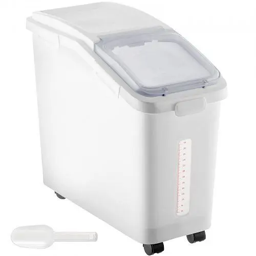 VEVOR Ingredient Storage Bin, 11.4 Gal Capacity Shelf Ingredient Bin, SLMTBDDWC50LYW8LNV0