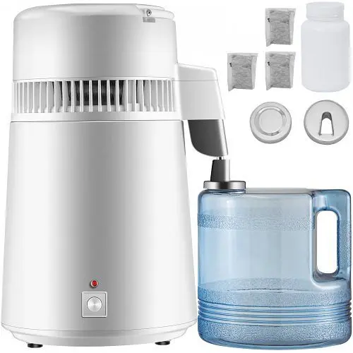 VEVOR Newest 4L Dental Medical Pure Water Distiller All Stainless Alloy Steel Internal, BST-007ZLSJ000001V1